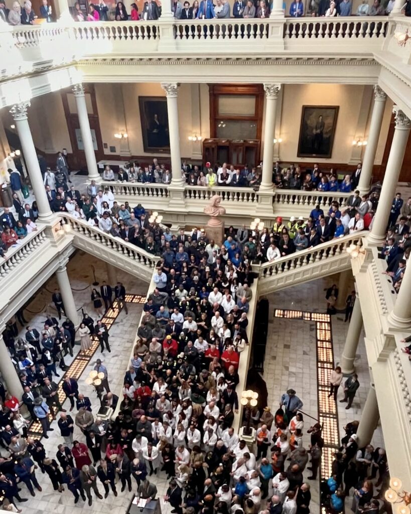 Gov. Kemp's press conference on tort reform in Georgia