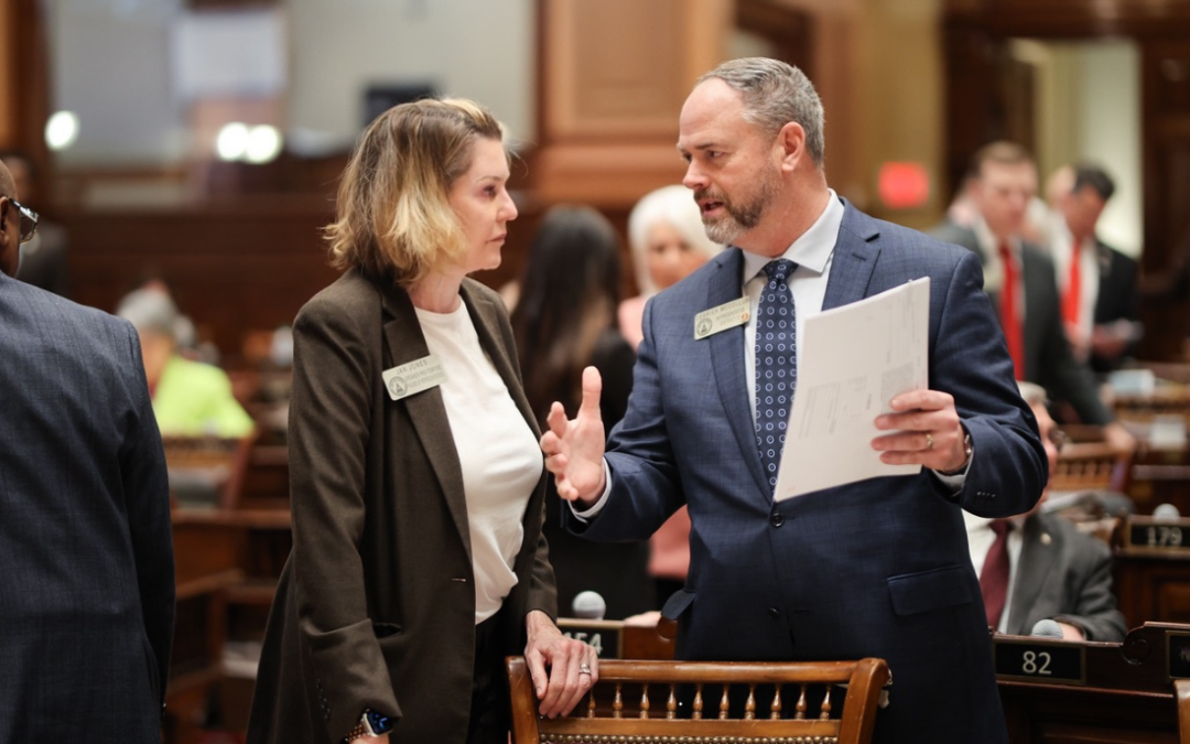 Rep. Derrick McCollum and House Pro Tempore Rep. Jan Jones